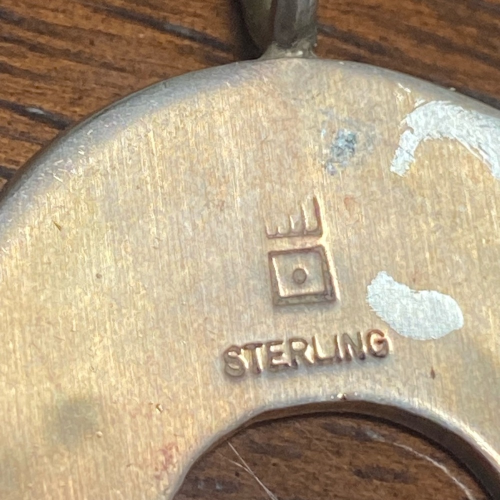 vintage Navajo Native American sterling silver pendant - Picture 3 of 5